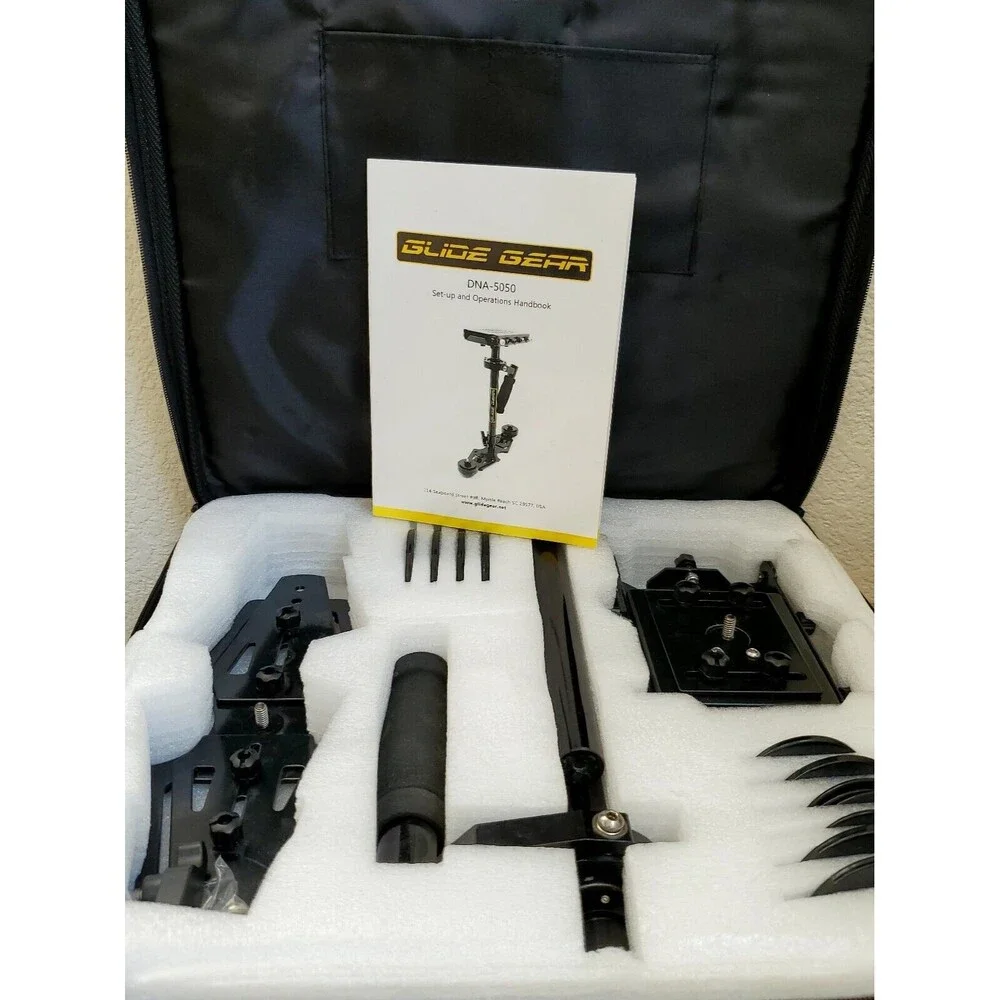 Glide Gear Digital Video Camera Stabilizer DNA 5050 w Case Set Lot Excellent